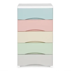 Värviline 5 sahtliga kapp