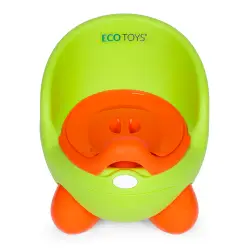 Vaikams skirtas žalias tualetas su nuimamu įdėklu ECOTOYS