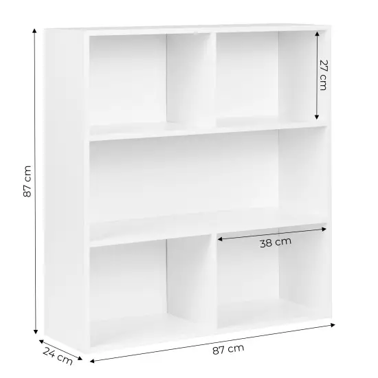 Balta stovinti lentynėlė svetainei/miegamajam
