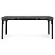 Extendable gray table, 180–240 cm