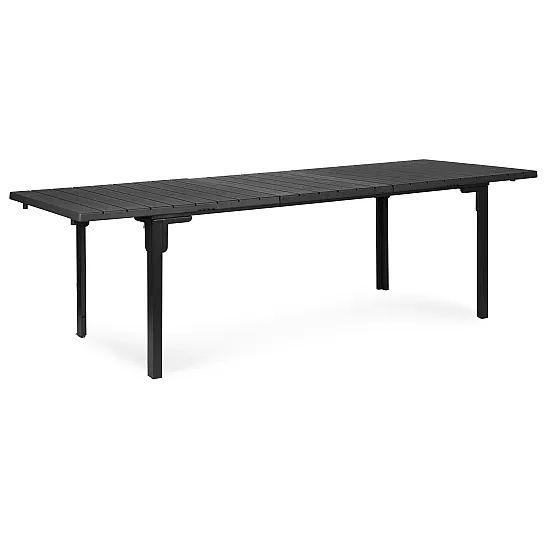 Extendable gray table, 180–240 cm