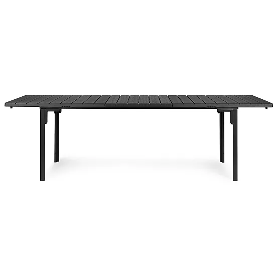 Extendable gray table, 180–240 cm