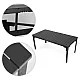 Extendable gray table, 180–240 cm