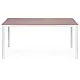 Smėlio spalvos stalas 6 asmenims 156 x 78 cm