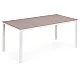 Smėlio spalvos stalas 6 asmenims 156 x 78 cm