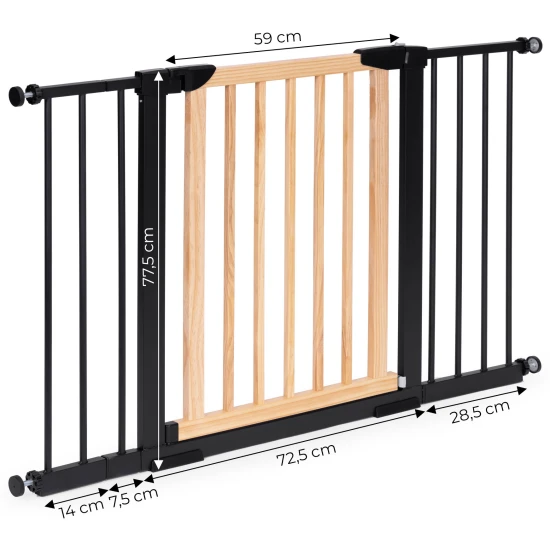 Apsauginiai varteliai, 74–130 cm Apsauginiai barjerai ECOTOYS