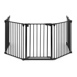 Juoda apsauginė užtvara vaikams ir naminiams gyvūnams 60 cm