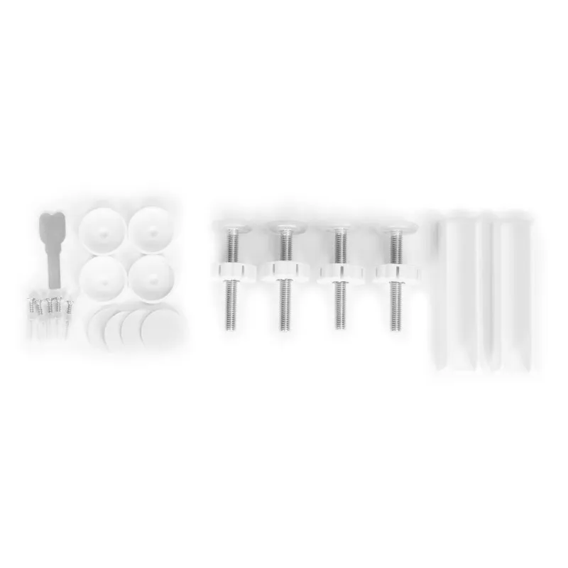 Balti apsauginiai varteliai 74-105 cm Apsauginiai barjerai ECOTOYS