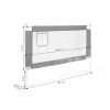 Lova su apsaugine sienele, 150 cm Apsauginiai barjerai ECOTOYS