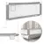 Gray bed rail, 180 cm