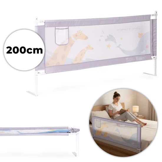 Bed Safety Rail 200 cm Protection Guard for Children Apsauginiai barjerai ECOTOYS