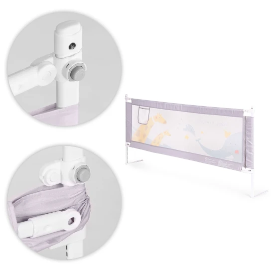 Bed Safety Rail 200 cm Protection Guard for Children Apsauginiai barjerai ECOTOYS