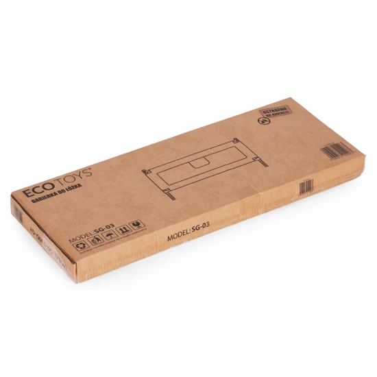 Bed Safety Rail 200 cm Protection Guard for Children Apsauginiai barjerai ECOTOYS