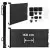 Black safety gate, 160 cm, for stairs and doors