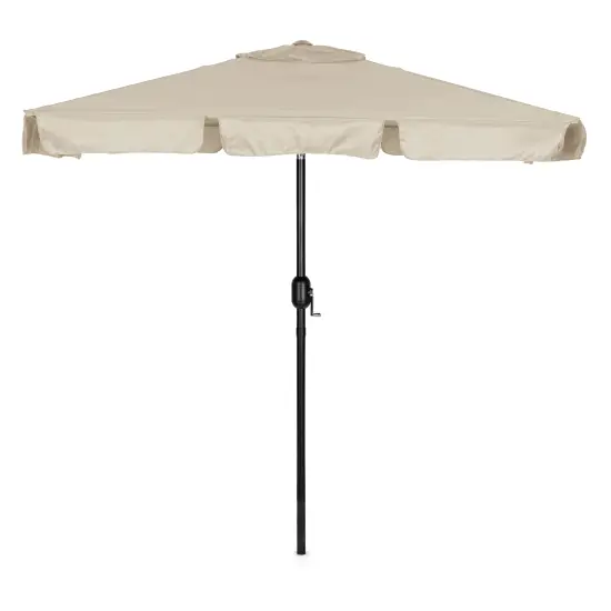 Didelis rusvas stačiakampis sodo skėtis 200 x 130 cm Multigarden