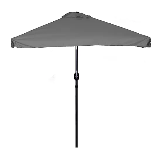 Didelis pilkas stačiakampio formos skėtis 200 x 140 cm