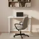 Sulankstomas baltas kompiuterio stalas 80x45 cm ModernHome