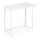Sulankstomas baltas kompiuterio stalas 80x45 cm ModernHome