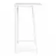 Sulankstomas baltas kompiuterio stalas 80x45 cm ModernHome