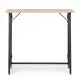 Sulankstomas rusvas kompiuterio stalas 80x45 cm ModernHome