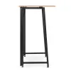 Sulankstomas rusvas kompiuterio stalas 80x45 cm ModernHome