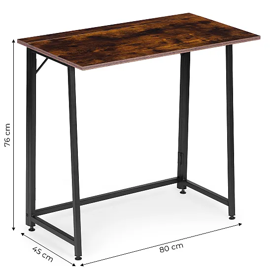 Sulankstomas kompiuterio stalas 80x45 cm ModernHome