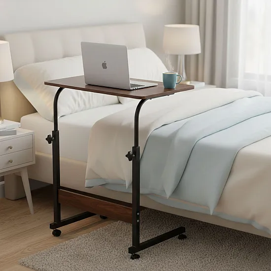ModernHome Portable Dark Brown Laptop Table
