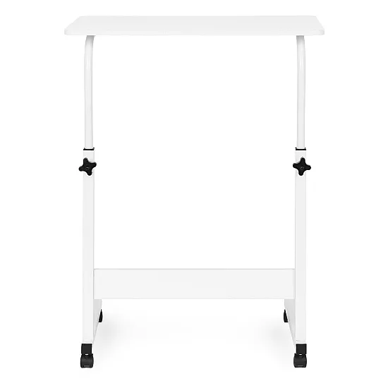 Mobilus baltas nešiojamojo kompiuterio stalas ModernHome