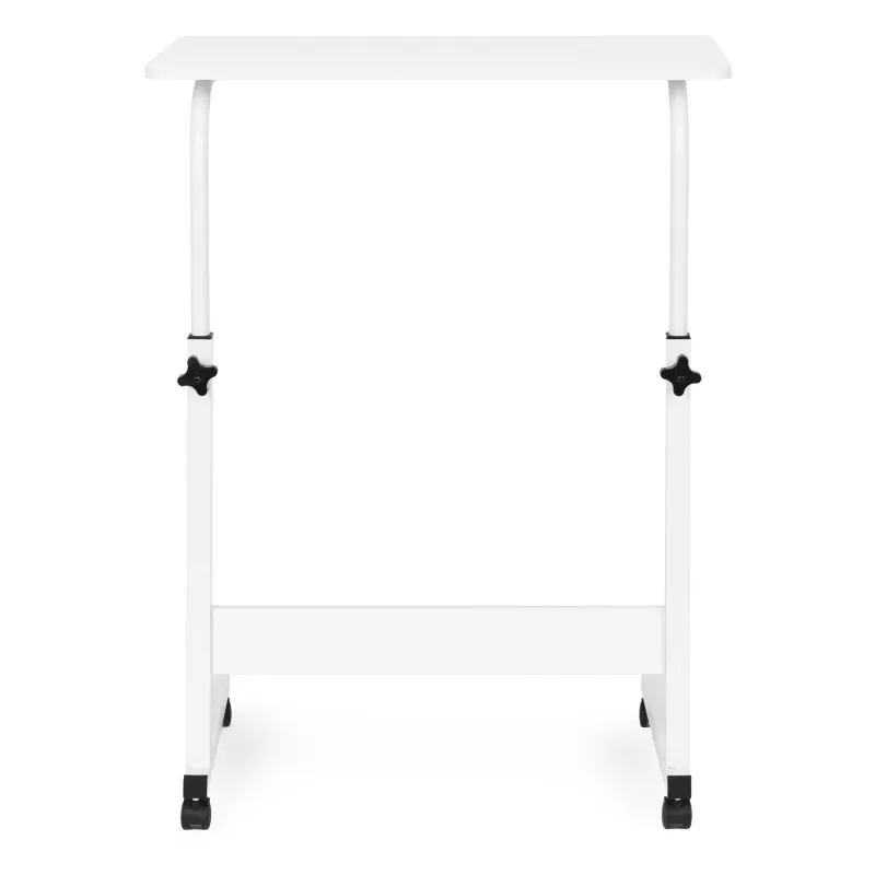 Mobilus baltas nešiojamojo kompiuterio stalas ModernHome