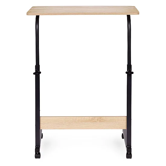 Mobilus rusvas nešiojamojo kompiuterio stalas ModernHome