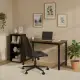Kompiuterinis/mokyklinis stalas 120x60 cm tamsaus riešuto spalvos ModernHome