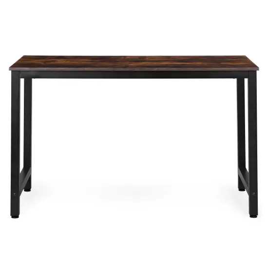 Tamsiai rudas kompiuterio/mokyklinis stalas 120x60 cm ModernHome