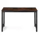 Tamsiai rudas kompiuterio/mokyklinis stalas 120x60 cm ModernHome