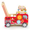 Деревянная обучающая ходунки с кубиками для детей ECOTOYS