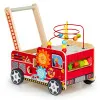 Деревянная обучающая ходунки с кубиками для детей ECOTOYS