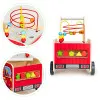 Деревянная обучающая ходунки с кубиками для детей ECOTOYS