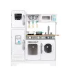 XXL wooden kitchen with a washing machine for kids For children ECOTOYS