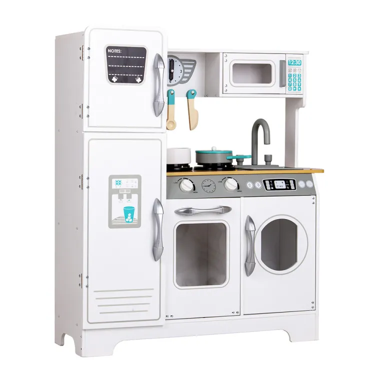 XXL wooden kitchen with a washing machine for kids For children ECOTOYS