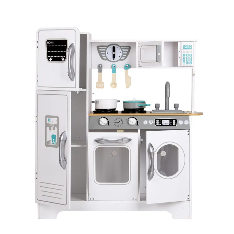 XXL wooden kitchen with a washing machine for kids For children ECOTOYS