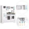 XXL wooden kitchen with a washing machine for kids For children ECOTOYS