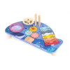 Vaikiškas medinis muzikinis veiklos staliukas Muzikos instrumentai ECOTOYS