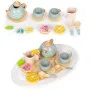 Деревянный набор для чая из 14 предметов ECOTOYS