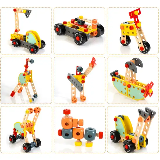 Medinės dirbtuvės vaikams Darbo įrankiai ECOTOYS