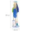 Wooden Cleaning Set for Children Mop Broom with Dustpan 7 Pieces Lavinamieji ECOTOYS
