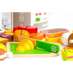 Mediniai pjaustymo žaislai 23 vnt. ECOTOYS