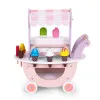 Деревянная тележка для мороженого для детей, набор из 12 деталей ECOTOYS