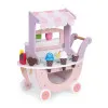 Деревянная тележка для мороженого для детей, набор из 12 деталей ECOTOYS