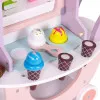 Деревянная тележка для мороженого для детей, набор из 12 деталей ECOTOYS