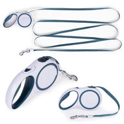 3-meetrine automaatne rihm koerale või kassile, lukuga