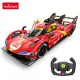 Nuotoliniu būdu valdomas raudonas automobilis Ferrari 499P